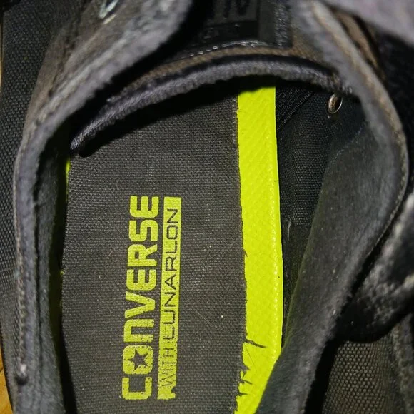 Converse Chuck Taylor II‎ All Star Low Black Lunarlon M 8.5 W 10.5 Monochrome - Picture 2 of 5